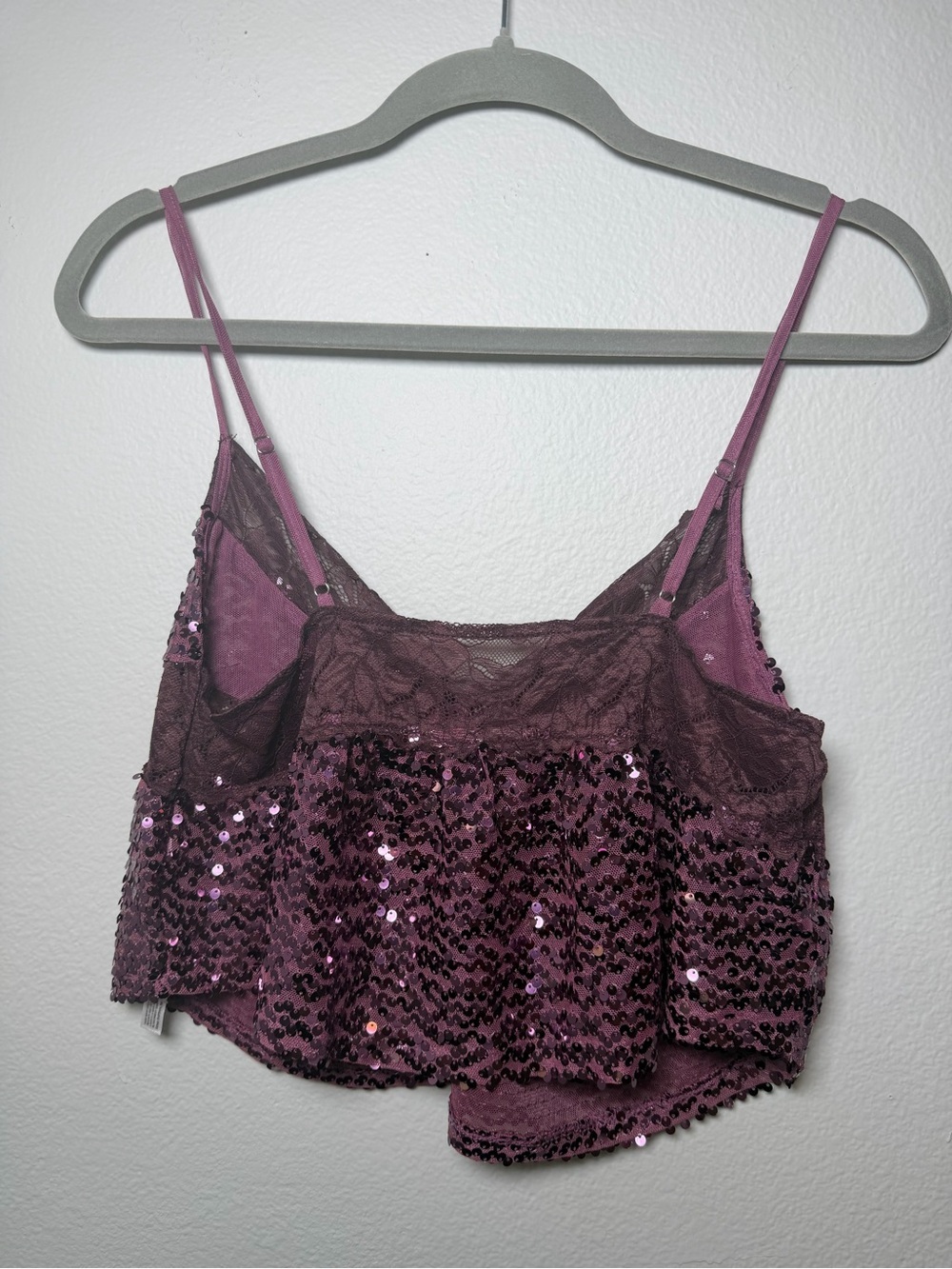 Free People Sequin Lace Cami Tank Top - Right Rhythm Cami - Picture 4 of 8